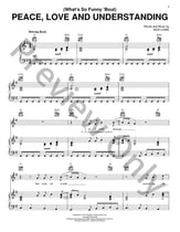 (What's So Funny 'Bout) Peace, Love and Understanding piano sheet music cover
